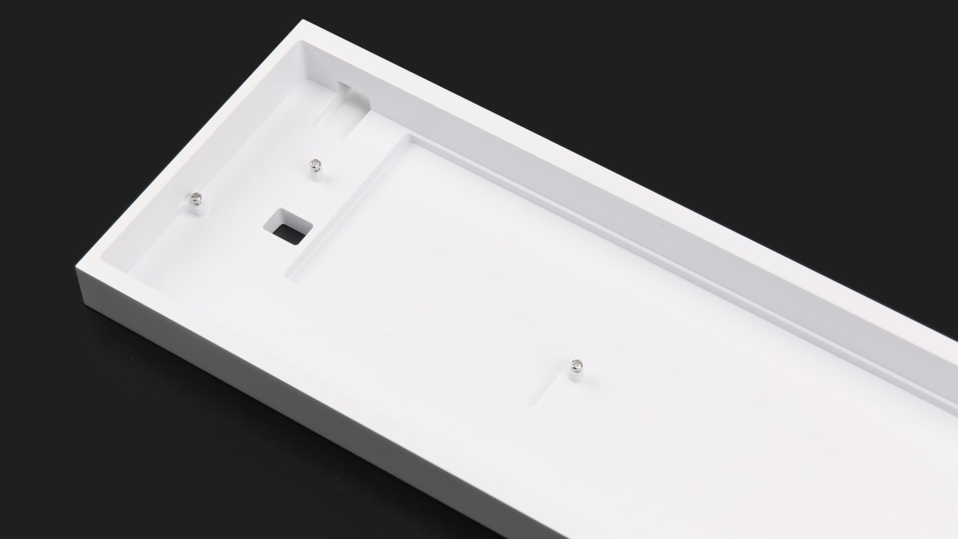 KBDfans Tofu 60 Electrophoresis White E-white Aluminum Mechanical Keyboard Case