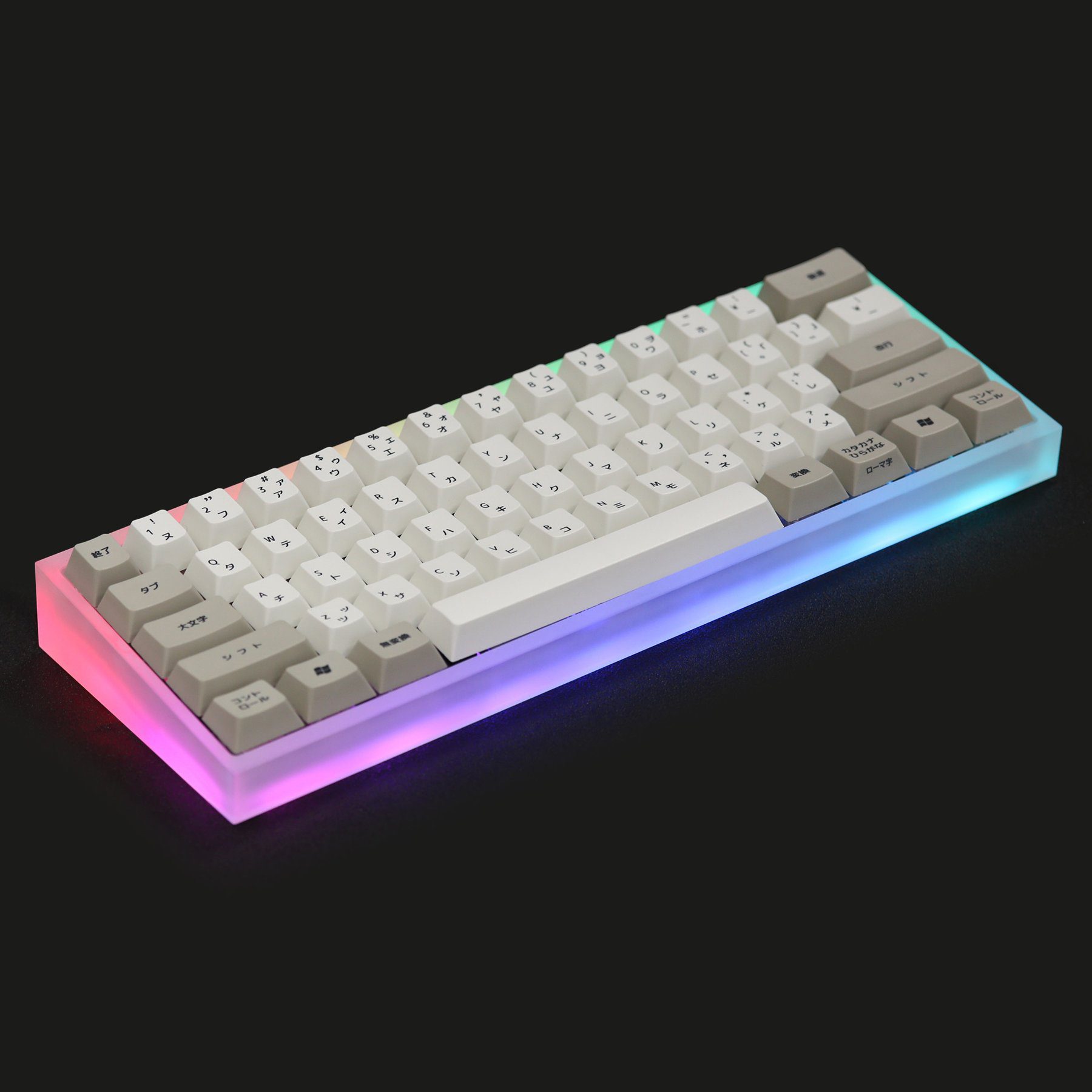 KBDfans Tofu60 Acrylic Frosted 60% Mechanical Keyboard Case