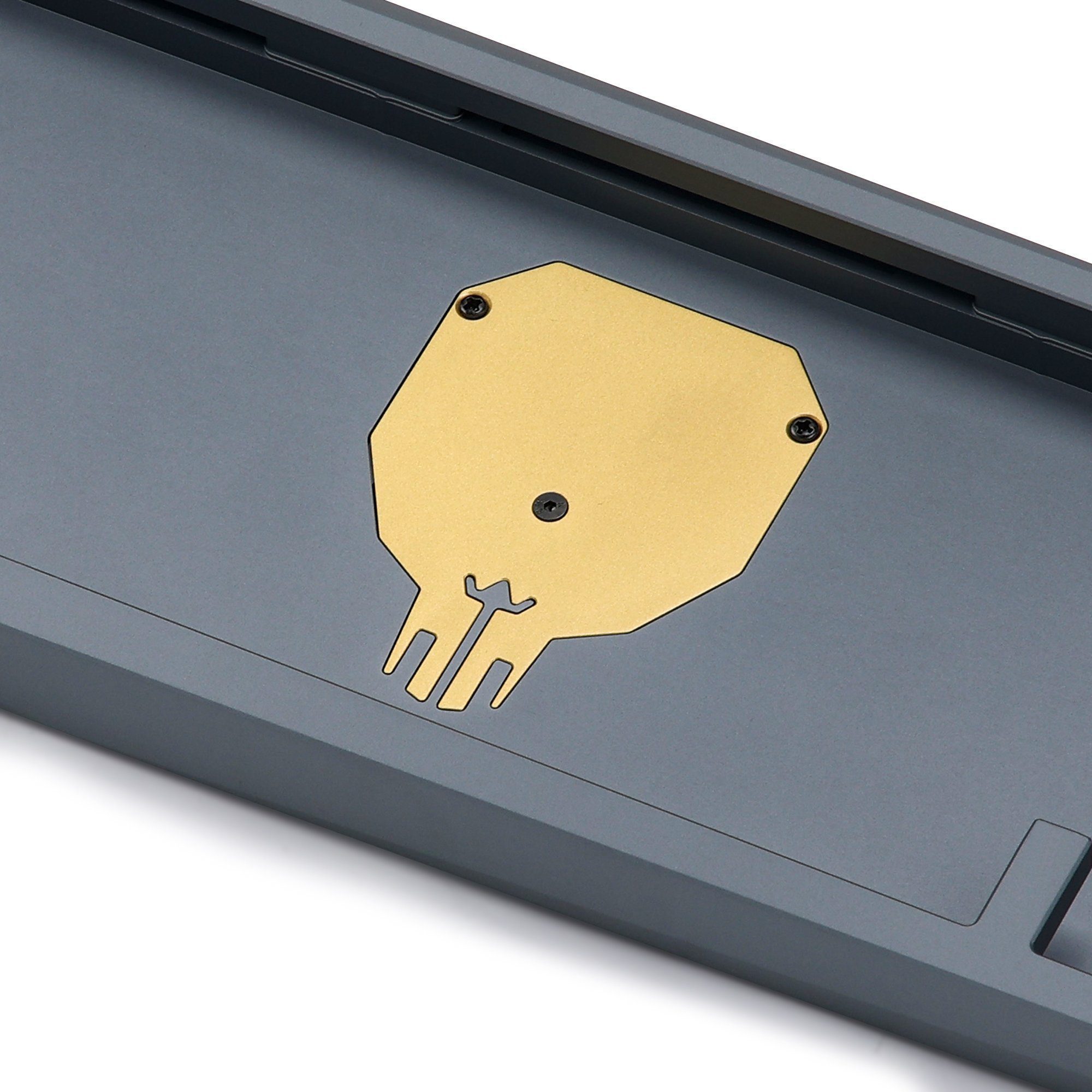 [Solderable Kit] KBDfans Blade65 R2 With Brass Skull Badge Aluminum Mechanical Keyboard Kit