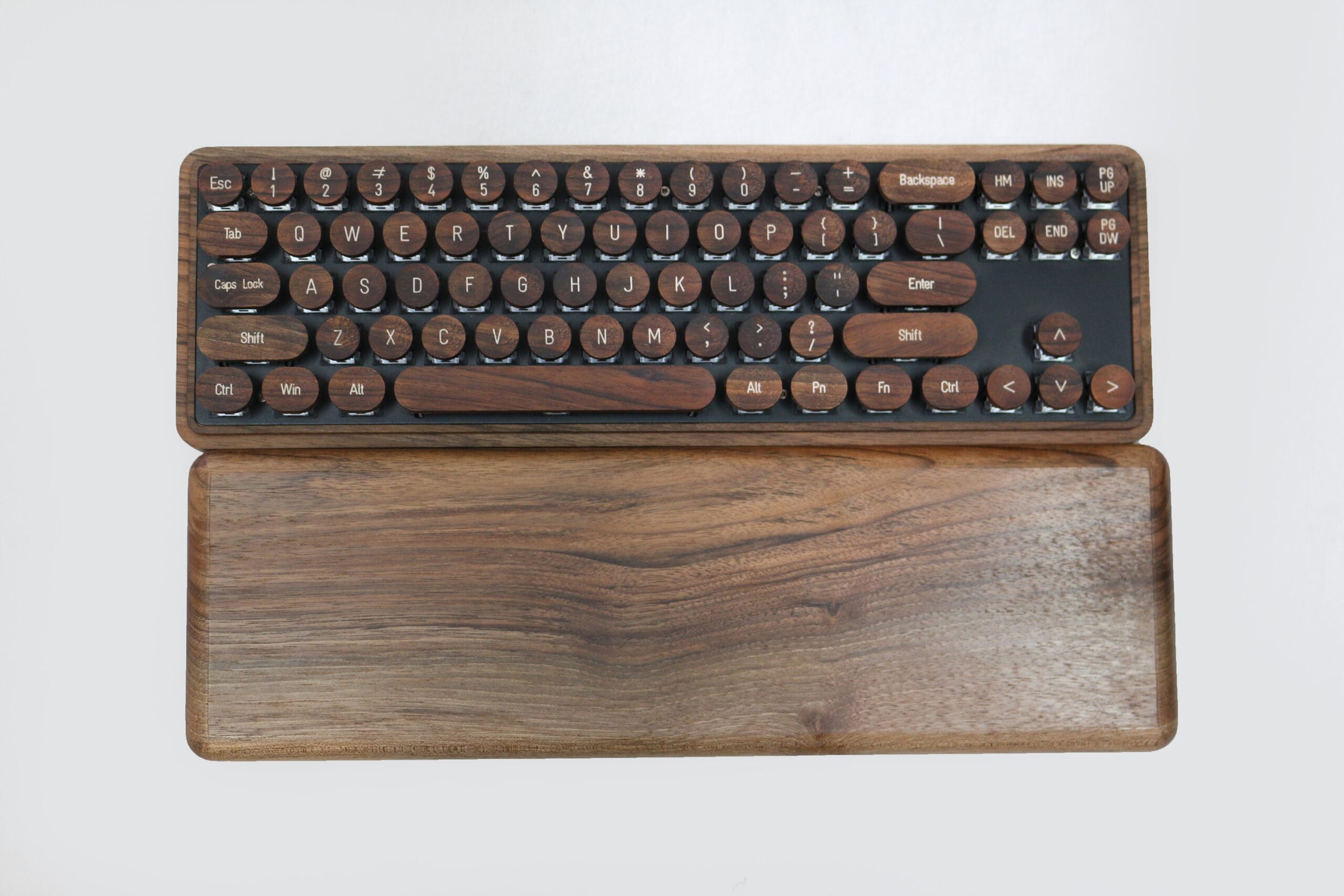 wooden keyboard